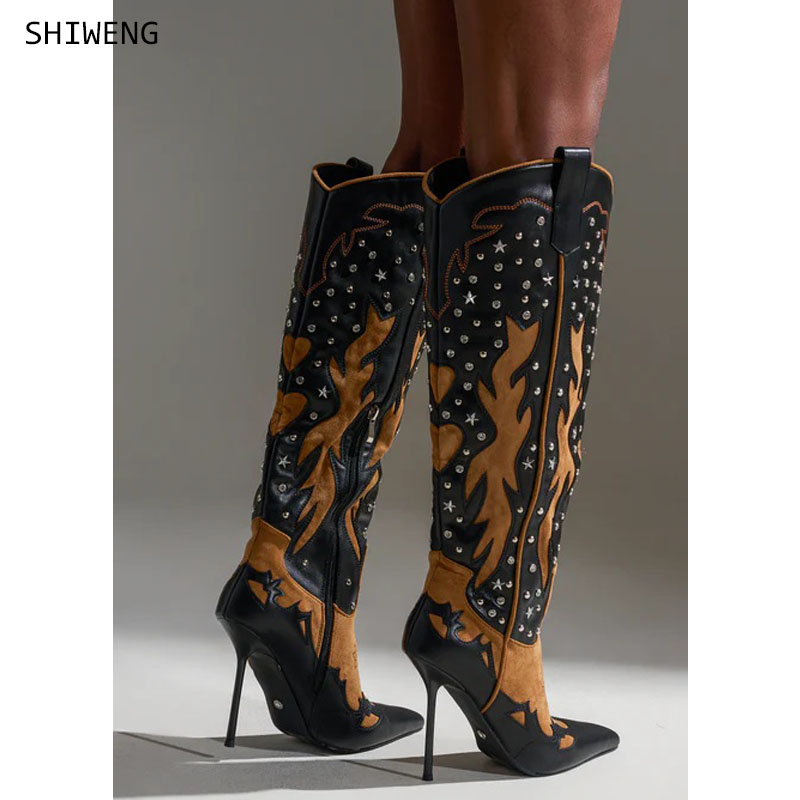 Women'S Shoes For Fall - 2025 Women Rhinestone Pointed Toe Over
