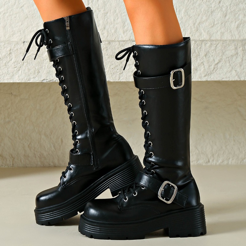 Platform Chunky Sole Women Kne - Women'S Shoes For Fall review and price