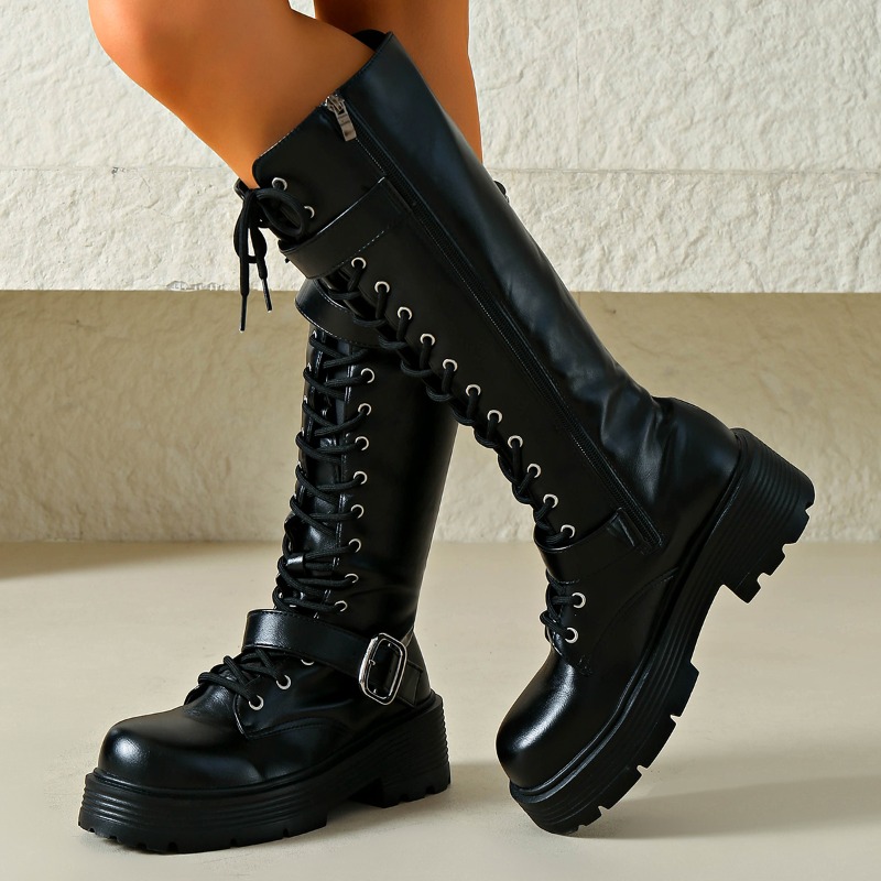 Platform Chunky Sole Women Kne - Women'S Shoes For Fall review and price