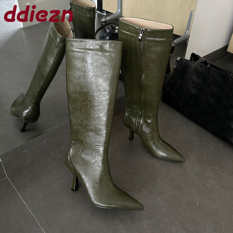Fashion Pointed Toe Ladies Kne - Women'S Shoes For Fall review and price