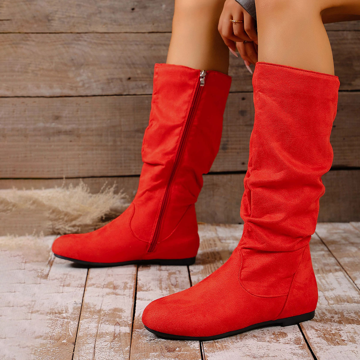 2026 New Fashion Round Toe Sue - Women'S Shoes For Fall review and price