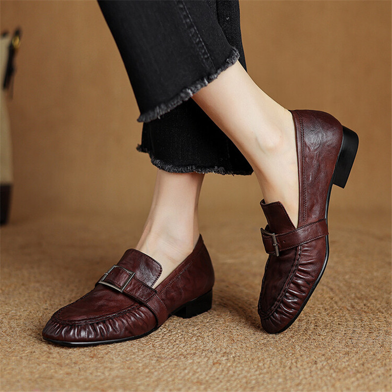 New Autumn Genuine Leather Wom - Women Shoes Heels review and price