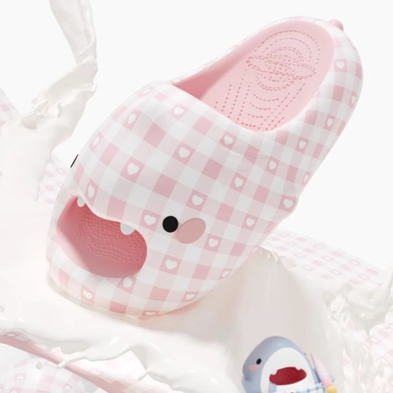 Shark Slippers Men Plaid Dot S - Women'S Shoes Cloud review and price