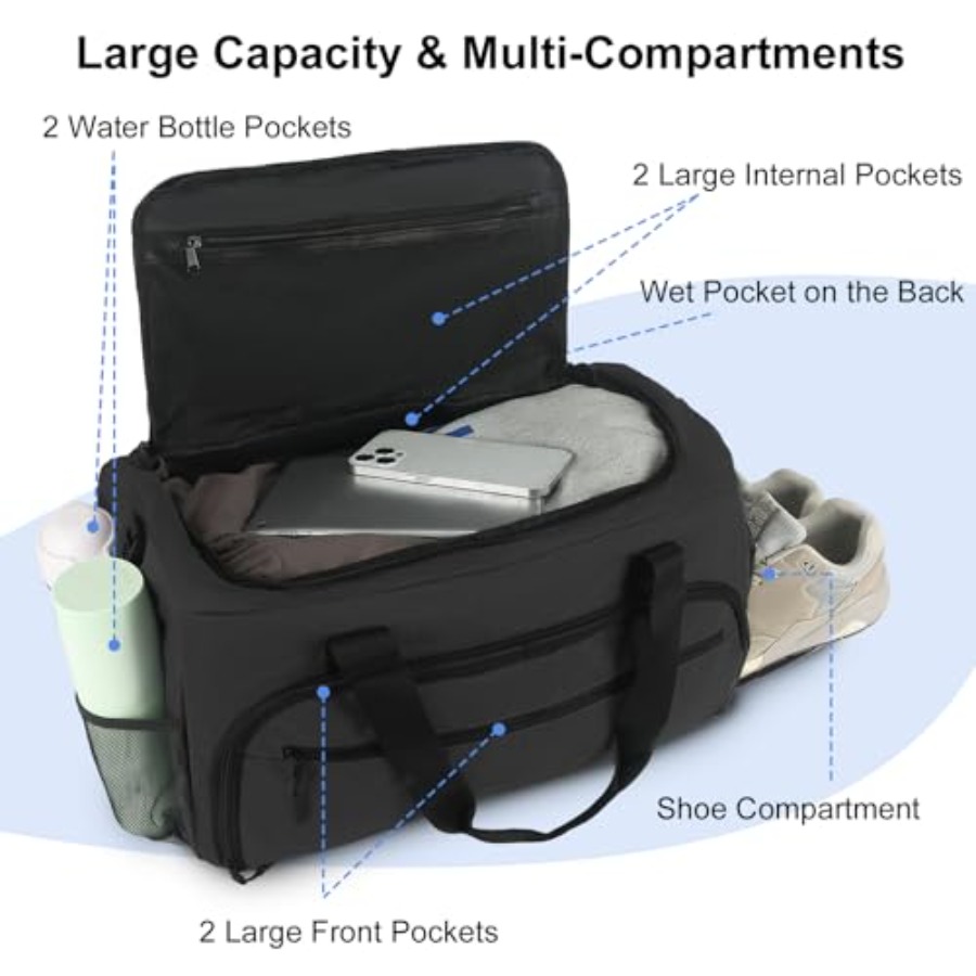 Gym Bag for Men Women, Sports  - Women'S Shoes review and price