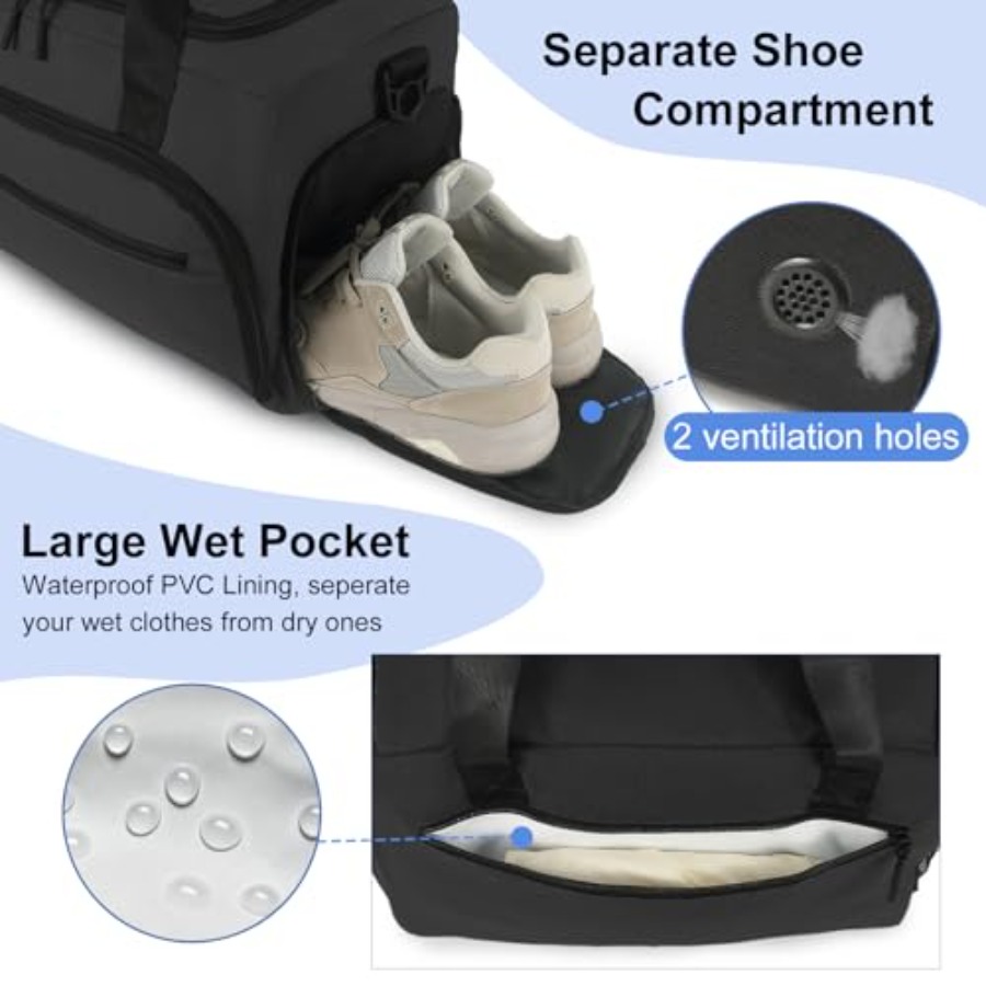 Gym Bag for Men Women, Sports  - Women'S Shoes review and price