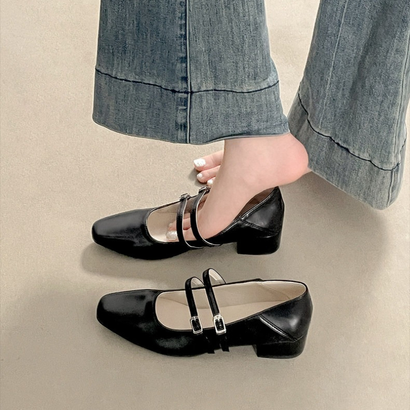 Square Toe Low Heel Women Silv - Women Shoes Heels review and price