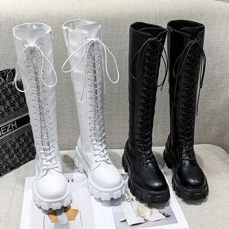 Women Knee High Boots Lace Up  - Women'S Shoes For Fall review and price